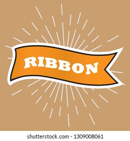  vintage
flag banner icon,arch ribbon banner icon,ribbon baner on gray background