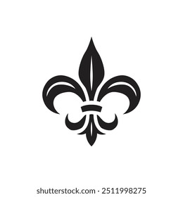 Vintage Fleur De Lis Ilustração Vetorial