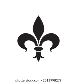 Vintage Fleur De Lis Vector Illustration