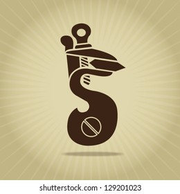 Vintage Flintlock Silhouette