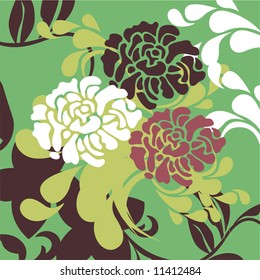 vintage flora design