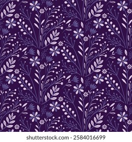 vintage floral all over seamless print for fabric textile design home and fashion industry