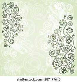 Vintage floral backdrop.