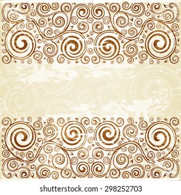Vintage floral backdrop.