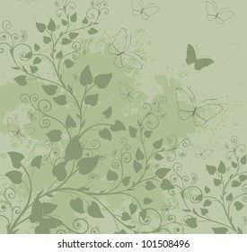 vintage floral background