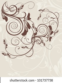 vintage floral background