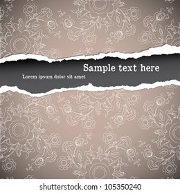 Vintage floral background