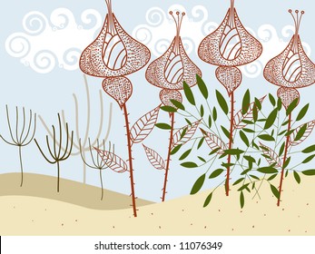 vintage floral background