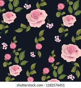 Vintage floral background