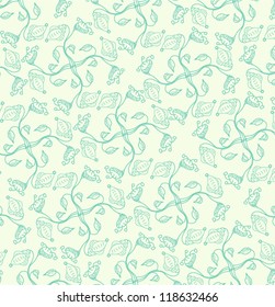 Vintage floral background.