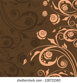Vintage floral background