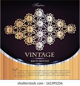 Vintage floral background