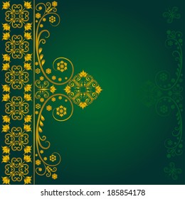 Vintage floral background