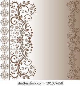 Vintage floral background