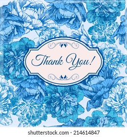 Vintage floral background.