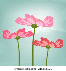 Vintage floral background