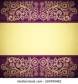 Vintage floral background