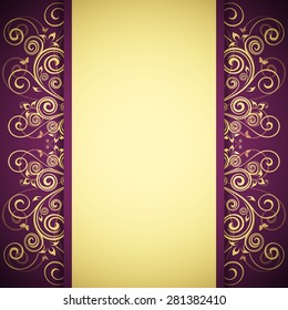 Vintage floral background.