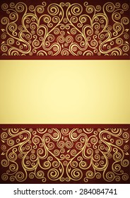 Vintage floral background.