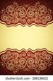 Vintage floral background.