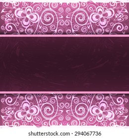 Vintage floral background.