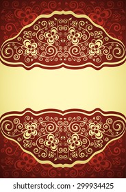 Vintage floral background.