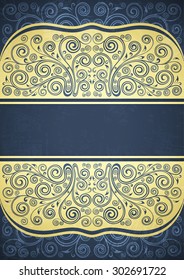 Vintage floral background.