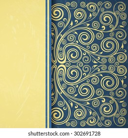 Vintage floral background.