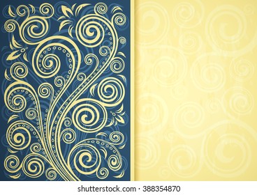 Vintage floral background.