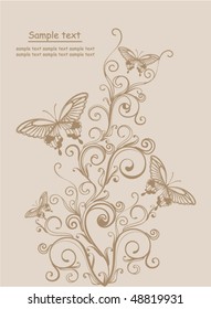 vintage floral background