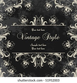 vintage floral background