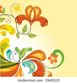 vintage floral background