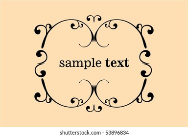 Vintage floral background