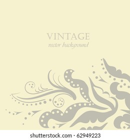 Fondo floral vintage