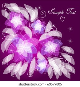 Vintage floral background