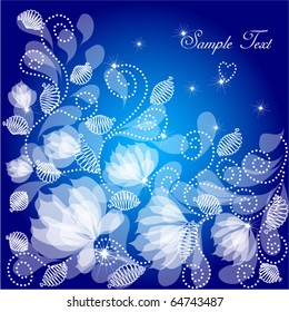Vintage floral background