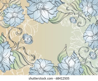 vintage floral background