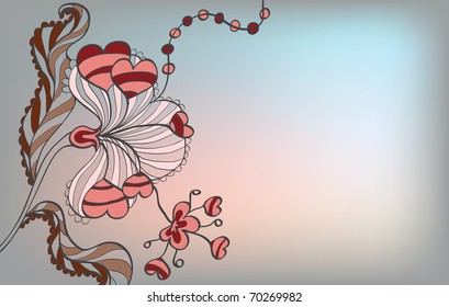 vintage floral background