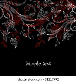 Vintage floral background.