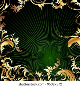 Vintage floral background