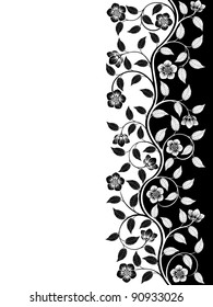 Vintage floral background. Decorative pattern. Vector illustration.