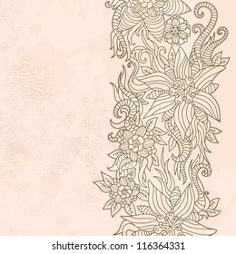 Vintage floral background. EPS10 vector.