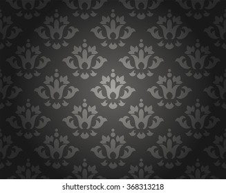 Vintage floral background pattern, vector illustration.