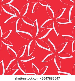 Fondo floral de Antiguas. Patrón de Vector sin costuras para el diseño y estampados de moda. Patrón de flores con Pequeñas flores rosas y rojas sobre un fondo de marfil claro. Estilo sucio