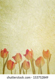 Vintage floral background with space for text. And also includes EPS 10 vector