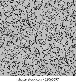 vintage floral background vector