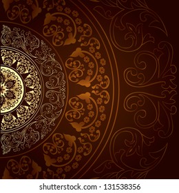 Vintage floral background. Vector illustration
