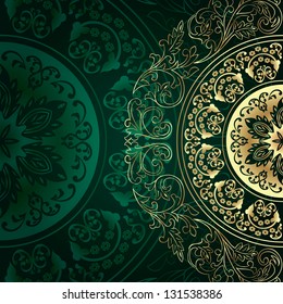 Vintage floral background. Vector illustration