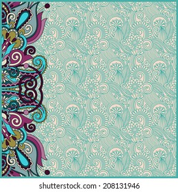 vintage floral background for your design, vector illustration