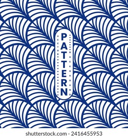 Vintage floral blue seamless pattern leaves and flowers in ornate. Vector design for textile and wallpaper decor. Art Deco concept.